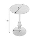 Zora Outdoor 12 in. W Round Pedestal Base Side Table by Butler Specialty Company