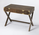 Forster 40.5 in. W Rectangular Wood 3 Drawer Campaign Writing Desk by Butler Specialty Company