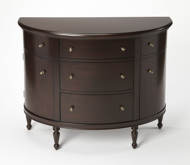 Bedford 41 in. W Demilune Traditional Console Table with Storage by Butler Specialty Company