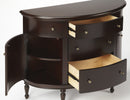 Bedford 41 in. W Demilune Traditional Console Table with Storage by Butler Specialty Company