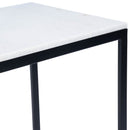 Lawler 16 in. W Square Marble and Metal C-Style End Table by Butler Specialty Company