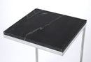 Lawler 16 in. W Square Marble and Metal C-Style End Table by Butler Specialty Company