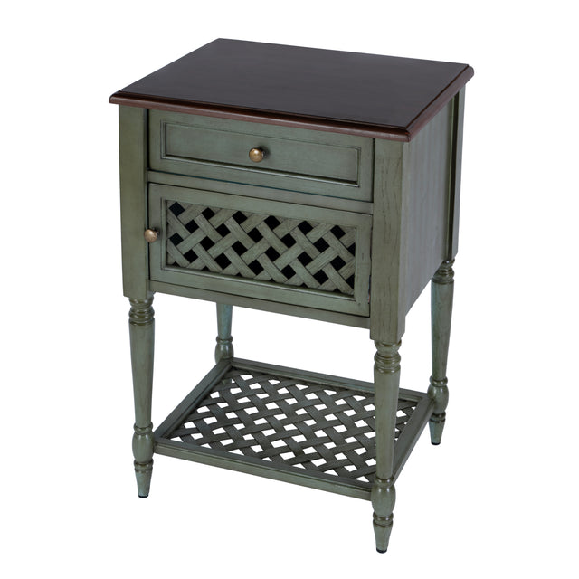 Chadway 20 in. W Rectangular Wood Rustic 1 Drawer End Table by Butler Specialty Company