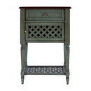 Chadway 20 in. W Rectangular Wood Rustic 1 Drawer End Table by Butler Specialty Company