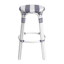 Tobias 30 in. Seat Height Round Rattan Backless Bar Stool by Butler Specialty Company