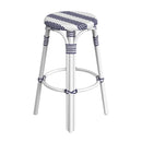 Tobias 30 in. Seat Height Round Rattan Backless Bar Stool by Butler Specialty Company