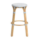 Tobias 30 in. Seat Height Round Rattan Backless Bar Stool by Butler Specialty Company