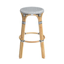 Tobias 30 in. Seat Height Round Rattan Backless Bar Stool by Butler Specialty Company