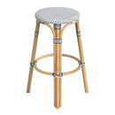 Tobias 30 in. Seat Height Round Rattan Backless Bar Stool by Butler Specialty Company