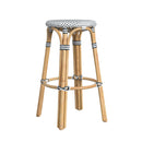 Tobias 30 in. Seat Height Round Rattan Backless Bar Stool by Butler Specialty Company