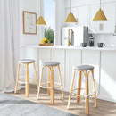 Tobias 30 in. Seat Height Round Rattan Backless Bar Stool by Butler Specialty Company