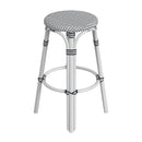 Tobias 30 in. Seat Height Round Rattan Backless Bar Stool by Butler Specialty Company