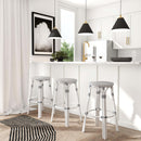 Tobias 30 in. Seat Height Round Rattan Backless Bar Stool by Butler Specialty Company