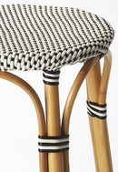 Tobias 30 in. Seat Height Round Rattan Backless Bar Stool by Butler Specialty Company