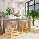 Tobias 30 in. Seat Height Round Rattan Backless Bar Stool by Butler Specialty Company