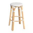 Tobias 30 in. Seat Height Round Rattan Backless Bar Stool by Butler Specialty Company