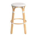 Tobias 30 in. Seat Height Round Rattan Backless Bar Stool by Butler Specialty Company