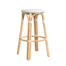 Tobias 30 in. Seat Height Round Rattan Backless Bar Stool by Butler Specialty Company