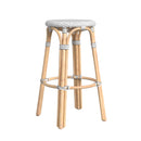 Tobias 30 in. Seat Height Round Rattan Backless Bar Stool by Butler Specialty Company