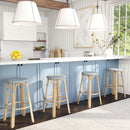 Tobias 30 in. Seat Height Round Rattan Backless Bar Stool by Butler Specialty Company