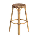 Tobias 30 in. Seat Height Round Rattan Backless Bar Stool by Butler Specialty Company