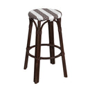 Tobias 30 in. Seat Height Round Rattan Backless Bar Stool by Butler Specialty Company