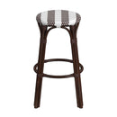 Tobias 30 in. Seat Height Round Rattan Backless Bar Stool by Butler Specialty Company