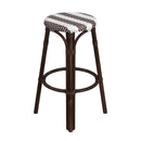 Tobias 30 in. Seat Height Round Rattan Backless Bar Stool by Butler Specialty Company