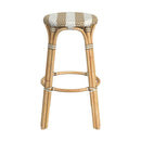 Tobias 30 in. Seat Height Round Rattan Backless Bar Stool by Butler Specialty Company