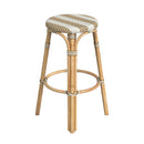 Tobias 30 in. Seat Height Round Rattan Backless Bar Stool by Butler Specialty Company