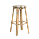 Tobias 30 in. Seat Height Round Rattan Backless Bar Stool by Butler Specialty Company