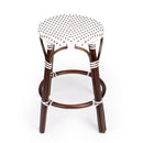 Tobias 24 in. Seat Height Round Rattan Backless Counter Stool by Butler Specialty Company