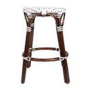 Tobias 24 in. Seat Height Round Rattan Backless Counter Stool by Butler Specialty Company