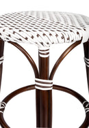 Tobias 24 in. Seat Height Round Rattan Backless Counter Stool by Butler Specialty Company