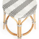 Tobias 24 in. Seat Height Round Rattan Backless Counter Stool by Butler Specialty Company