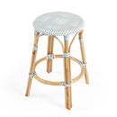 Tobias 24 in. Seat Height Round Rattan Backless Counter Stool by Butler Specialty Company