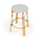 Tobias 24 in. Seat Height Round Rattan Backless Counter Stool by Butler Specialty Company