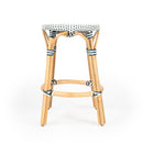 Tobias 24 in. Seat Height Round Rattan Backless Counter Stool by Butler Specialty Company