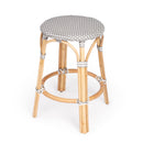 Tobias 24 in. Seat Height Round Rattan Backless Counter Stool by Butler Specialty Company