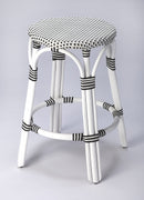 Tobias 24 in. Seat Height Round Rattan Backless Counter Stool by Butler Specialty Company