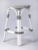 Tobias 24 in. Seat Height Round Rattan Backless Counter Stool by Butler Specialty Company