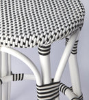 Tobias 24 in. Seat Height Round Rattan Backless Counter Stool by Butler Specialty Company