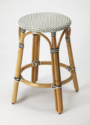 Tobias 24 in. Seat Height Round Rattan Backless Counter Stool by Butler Specialty Company