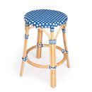 Tobias 24 in. Seat Height Round Rattan Backless Counter Stool by Butler Specialty Company