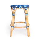 Tobias 24 in. Seat Height Round Rattan Backless Counter Stool by Butler Specialty Company