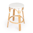 Tobias 24 in. Seat Height Round Rattan Backless Counter Stool by Butler Specialty Company