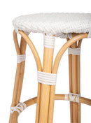 Tobias 24 in. Seat Height Round Rattan Backless Counter Stool by Butler Specialty Company