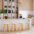 Tobias 24 in. Seat Height Round Rattan Backless Counter Stool by Butler Specialty Company