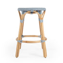 Tobias 24 in. Seat Height Round Rattan Backless Counter Stool by Butler Specialty Company
