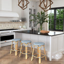 Tobias 24 in. Seat Height Round Rattan Backless Counter Stool by Butler Specialty Company